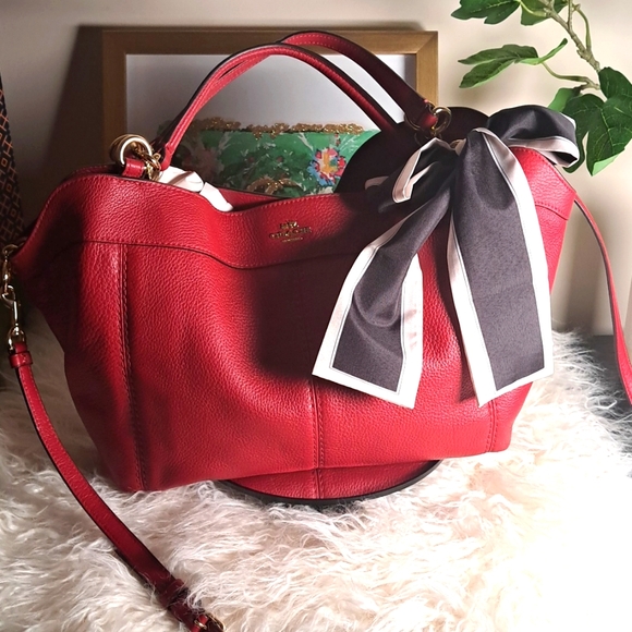 Coach Red Lexy Crossbody Bag - Picture 4 of 14